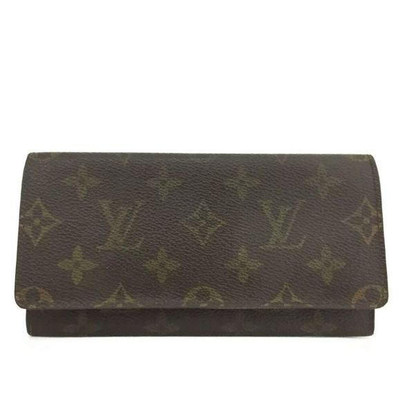 Louis Vuitton Monogram Porte 3 Credit Bifold Long Wallet /R3579 - Picture 1 of 8